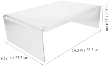 ARTIBETTER Acrylic Monitor Stand with Swivel and Vertical Adjustment