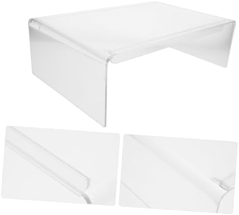 Veemoon Stand Monitor Riser Clear Acrylic Swivel