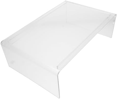 ARTIBETTER Acrylic Monitor Stand with Swivel and Vertical Adjustment