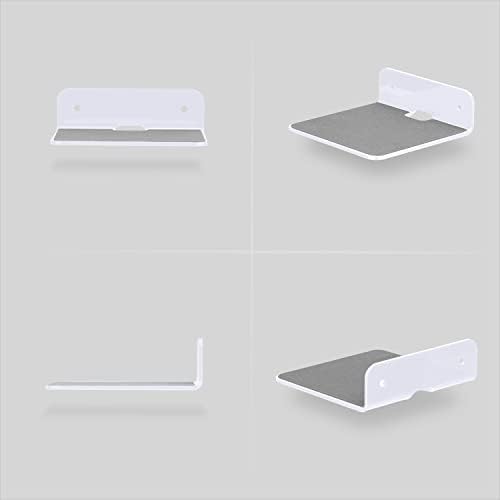 Brainwavz 2-Pack 4 Inch Floating Shelf Speaker Stand Holder