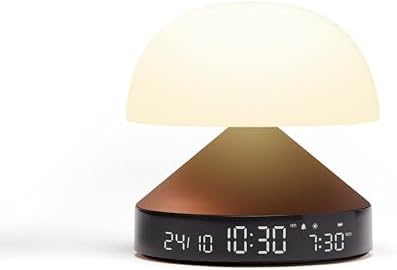 Lexon Mina Sunrise Alarm Clock with Sunset Lamp - Bronze