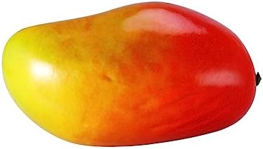 PRETYZOOM Realistic Red and Yellow Mango Artificial Fruit Photo Prop
