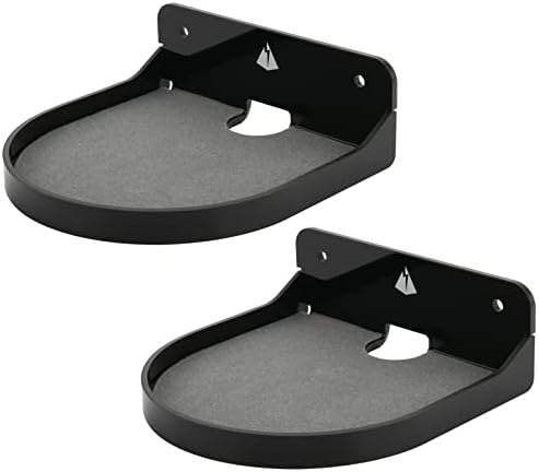 TXEsign 2 Pack 5 Inch Floating Shelves Black