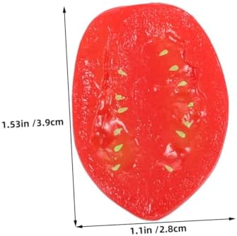 Zerodeko 10pcs Lifelike Cherry Tomato Models