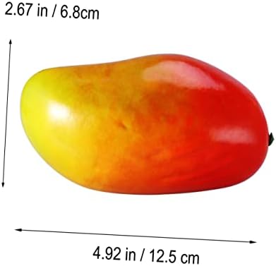 Ciieeo Creative Red Yellow Mango Artificial Fruit Display Prop
