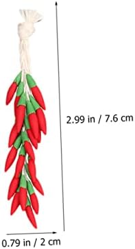 PRETYZOOM Realistic Chili Posing Props for Home and Photo Displays