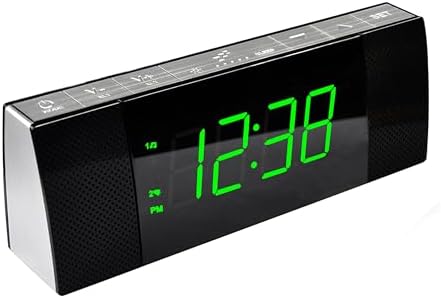 iTOMA Bedside Alarm Clock Radio with Bluetooth Speaker and FM Radio