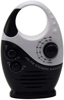 Waterproof Shower Radio with AM FM and Top Handle