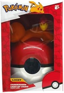 811368 Pokemon Charmander Light Up FM Alarm Clock