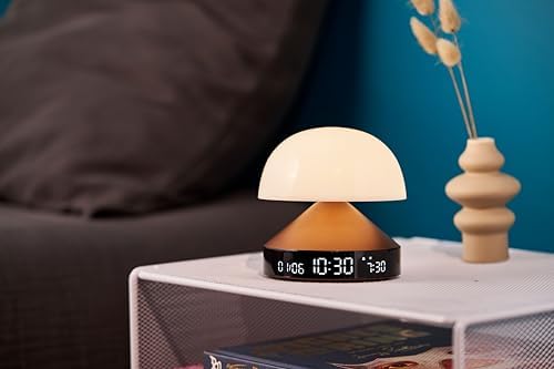Lexon Mina Sunrise Alarm Clock with Sunset Lamp - Bronze