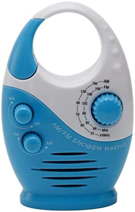 Saycker Shower Radio with AM FM and Top Handle