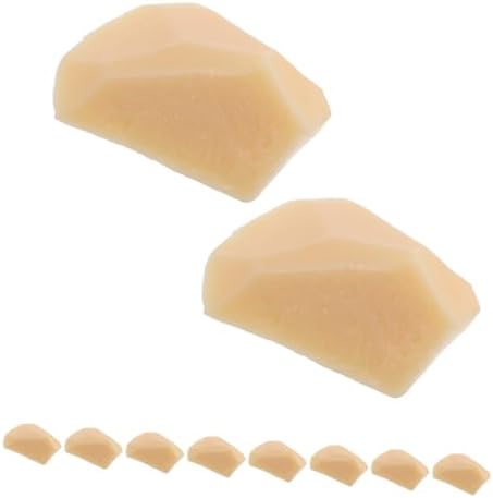 10pcs Realistic Fake Potato Chunks Posing Props for Kitchen Displays