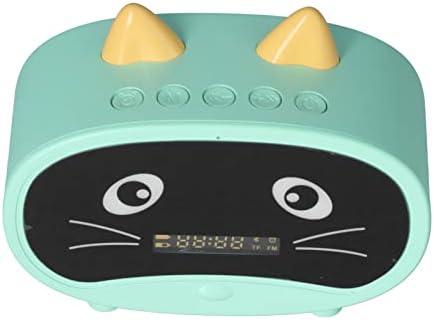 Cute Cat Ear Bluetooth Speaker with Dual Alarm