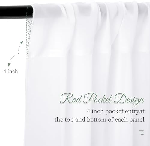 6 Panels White Ceiling Drapes Wedding Decorations