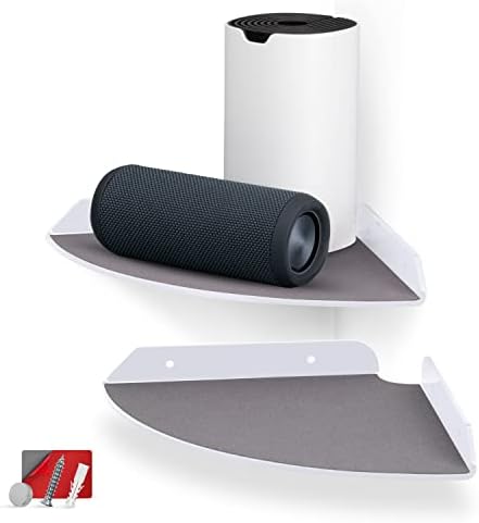 2-Pack 85 Universal Corner Shelf Wall Mount Holder