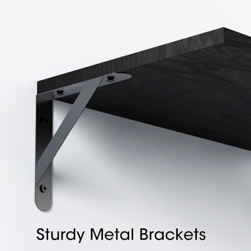 Projector Wall Mount Floating Shelf with Cable Management
