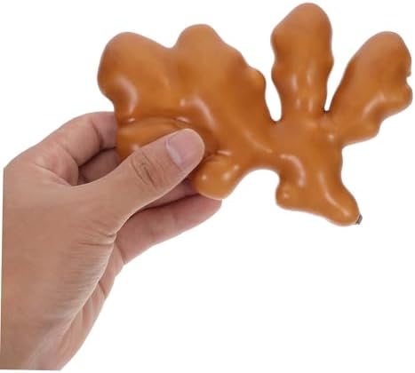 MAGICLULU 2Pcs Lifelike Faux Ginger Props for Home Kitchen Office Photography