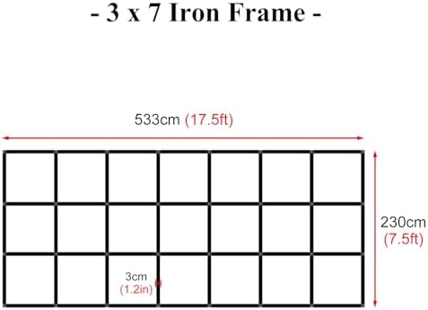 Collapsible Pop Up Photo Booth Backdrop Stand Frame 75ft x 175ft