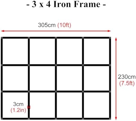Collapsible Pop Up Backdrop Stand - 5-174ft Tension Fabric Display