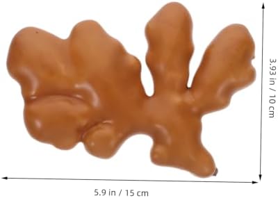 MAGICLULU 2Pcs Lifelike Faux Ginger Props for Home Kitchen Office Photography