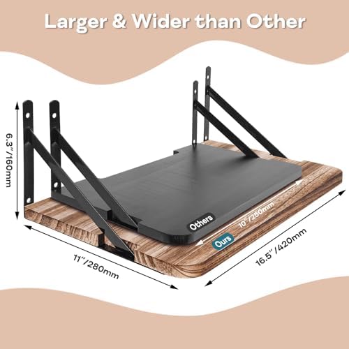 Projector Router Shelf - 162 x 11 Floating Mount Storage