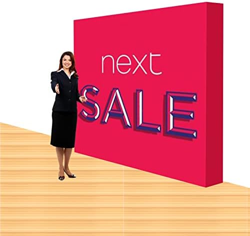 Tension Fabric Pop Up Display Stand 8x8 3x3 for Trade Shows