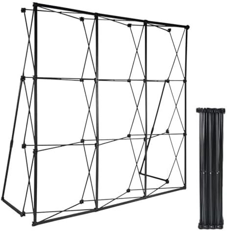 Collapsible Pop Up Backdrop Stand - 5-174ft Tension Fabric Display