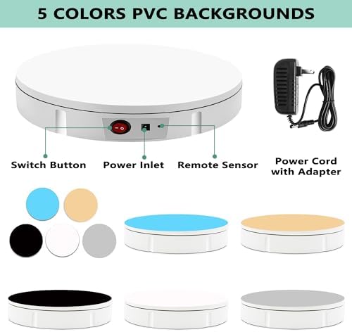 Prolee Rotating Display Stand 350lbs 12 Inch Turntable