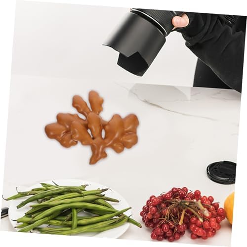 MAGICLULU 2Pcs Lifelike Faux Ginger Props for Home Kitchen Office Photography