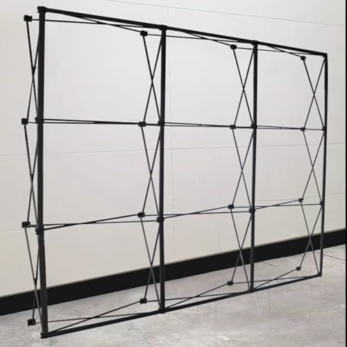 23m x 455m Pop Up Backdrop Stand with Support Bars