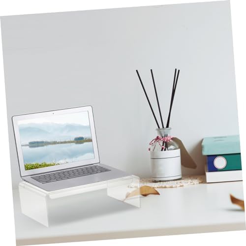 Veemoon Stand Monitor Riser Clear Acrylic Swivel