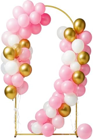 Golden Metal Balloon Arch Stand 72FT for Weddings and Parties