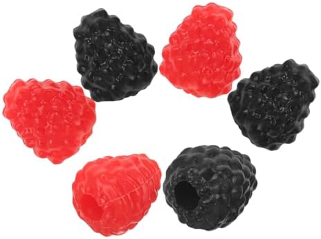 Amosfun 6Pcs Artificial Raspberry Posing Props