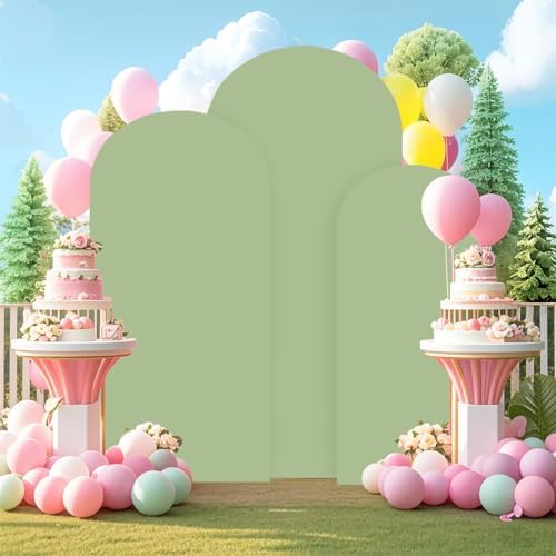 Gold Arch Stand with Spandex Cover 72FT Set