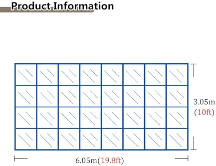 Portable Folding Tension Backdrop Frame with Carry Bag 10x198ft