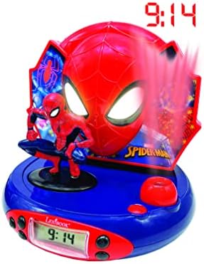 LEXiBOOK Marvel RP500SP Spider-Man Projector Alarm Clock