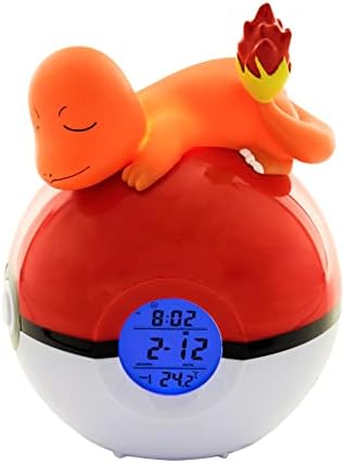 811368 Pokemon Charmander Light Up FM Alarm Clock