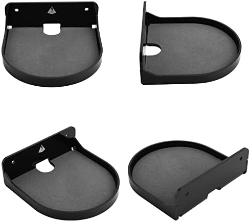 TXEsign 2 Pack 5 Inch Floating Shelves Black
