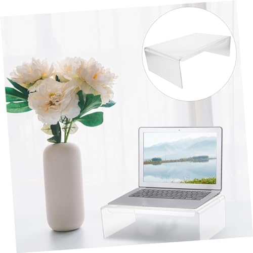 Veemoon Stand Monitor Riser Clear Acrylic Swivel