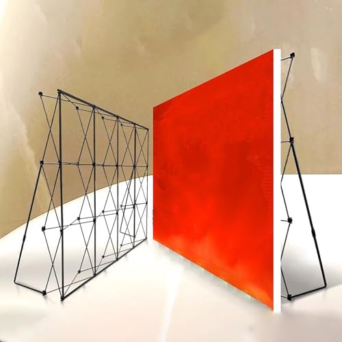 Portable Trade Show Backdrop Display Frame with Stand - 75x125ft