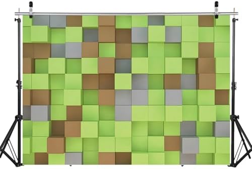 7X5FT 3D Cube Pattern Photo Backdrop for Events