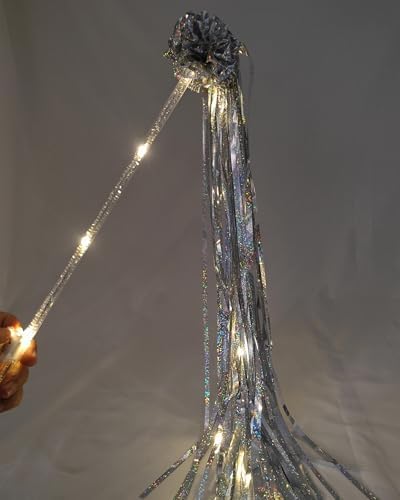 105 Piece LED Wedding Wand Set - Metallic Silver