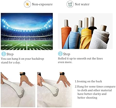 BINQOO 7x5ft Football Field Photo Background