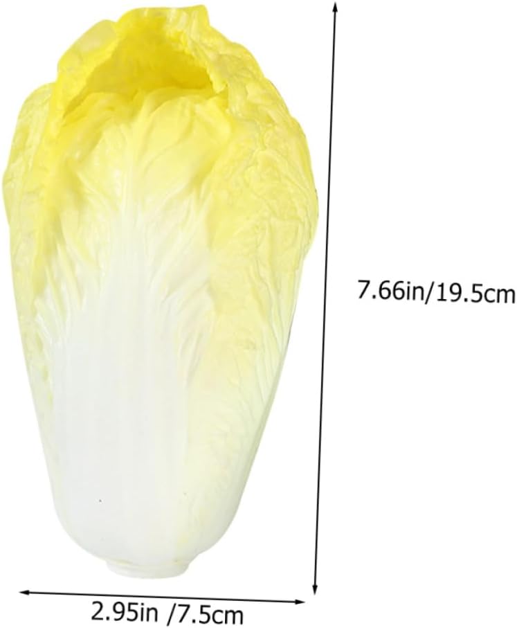 Zerodeko Realistic Chinese Cabbage Artificial Display Posing Prop