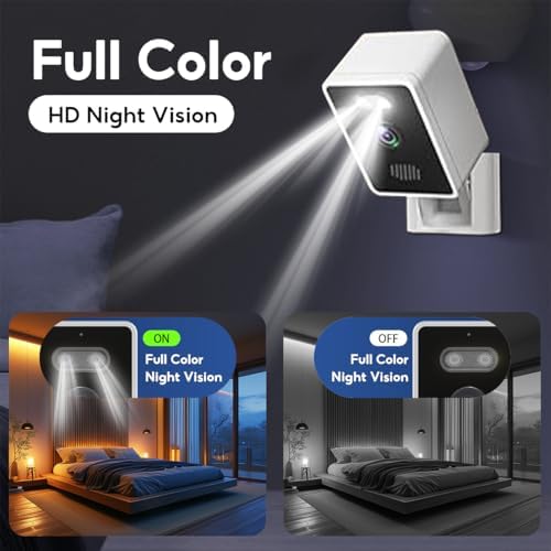 5MP 2K Window Camera with WiFi and Night Vision