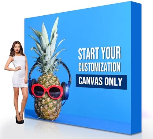 Custom Tension Fabric Display 75x10FT Trade Show Backdrop