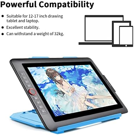 Frunsi Drawing Tablet Stand with 9 Adjustable Levels and Phone Holder