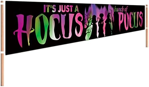 Hocus Pocus Halloween Banner 98 x 16 ft
