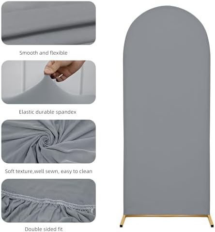 Premium Spandex Wedding Arch Cover 72ft Fitted Backdrop