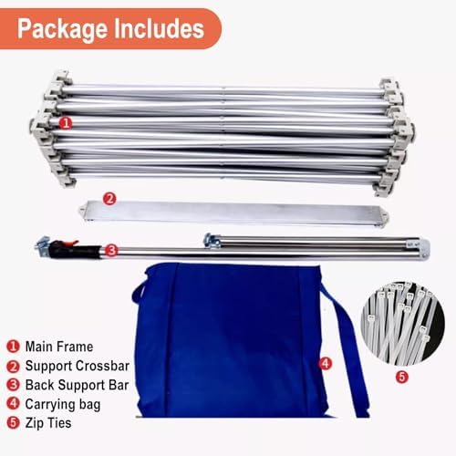 Aluminum Alloy Pop Up Display Stand with Bag and Ties 10ft L